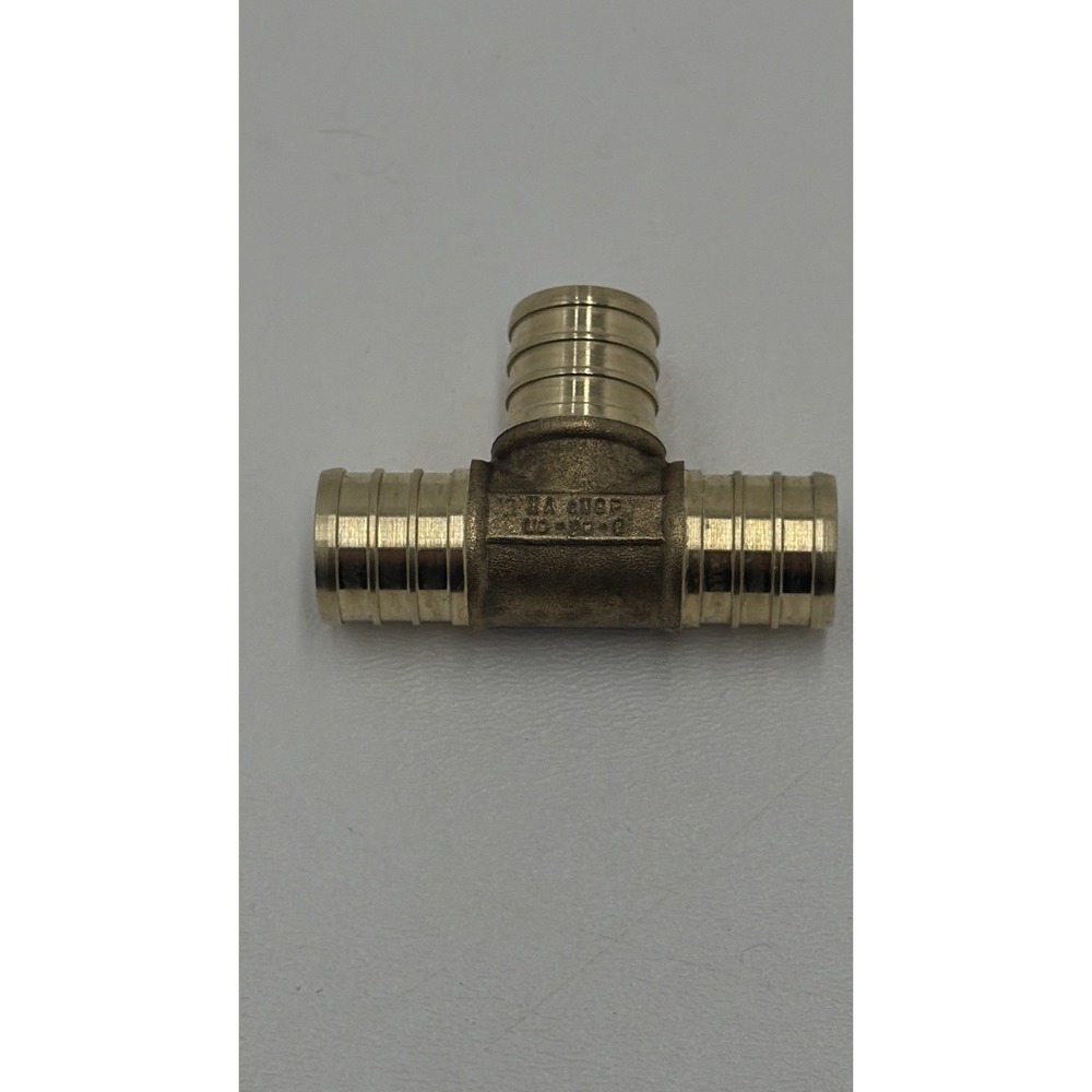 Zurn PEX 3/4 " Barbed Tee Brass Crimp Fitting QQT444GX Qty 1